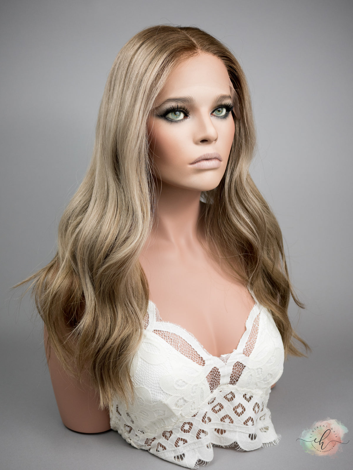 “ONE SWEET DAY" Exquisite Wig: Lace Top, Sz. S/M, 22"