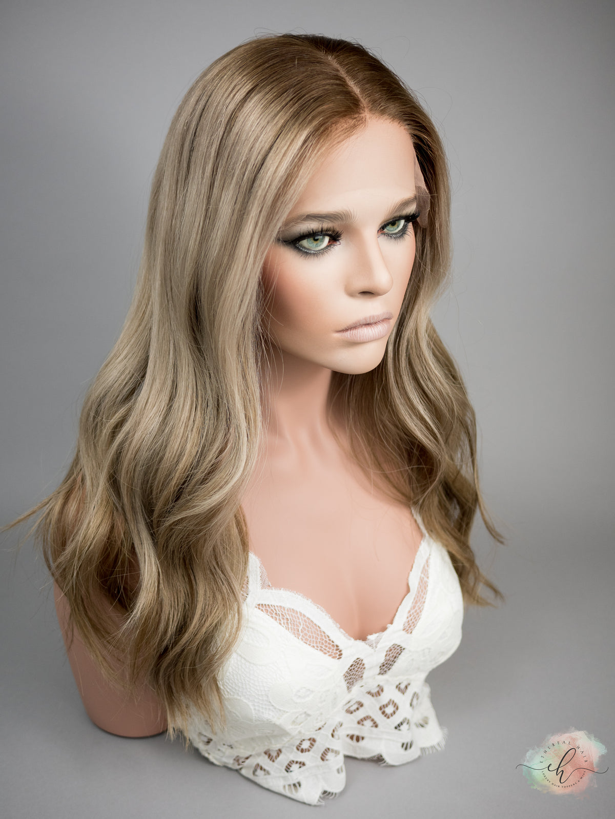 “ONE SWEET DAY" Exquisite Wig: Lace Top, Sz. S/M, 22"