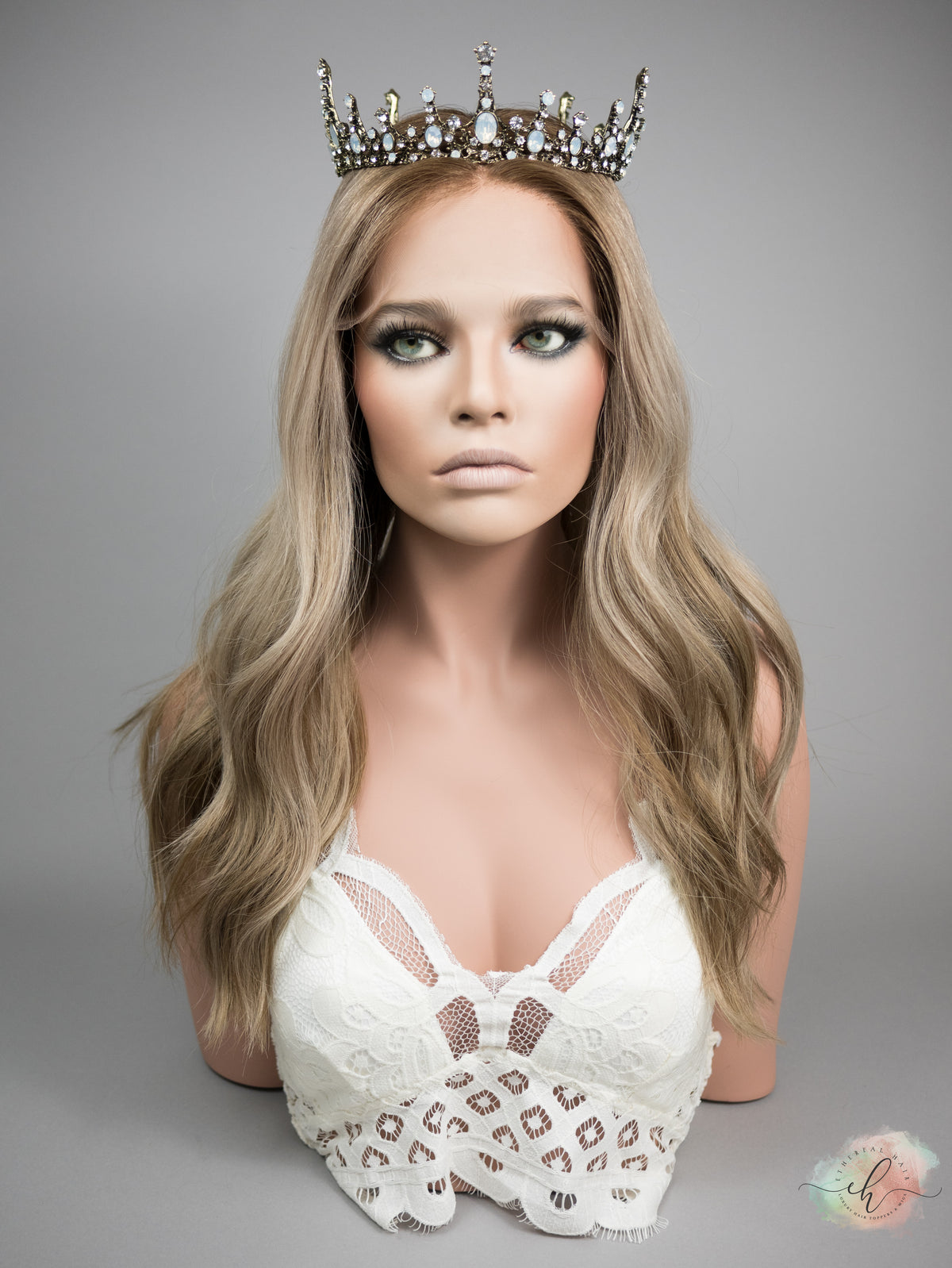 “ONE SWEET DAY" Exquisite Wig: Lace Top, Sz. S/M, 22"