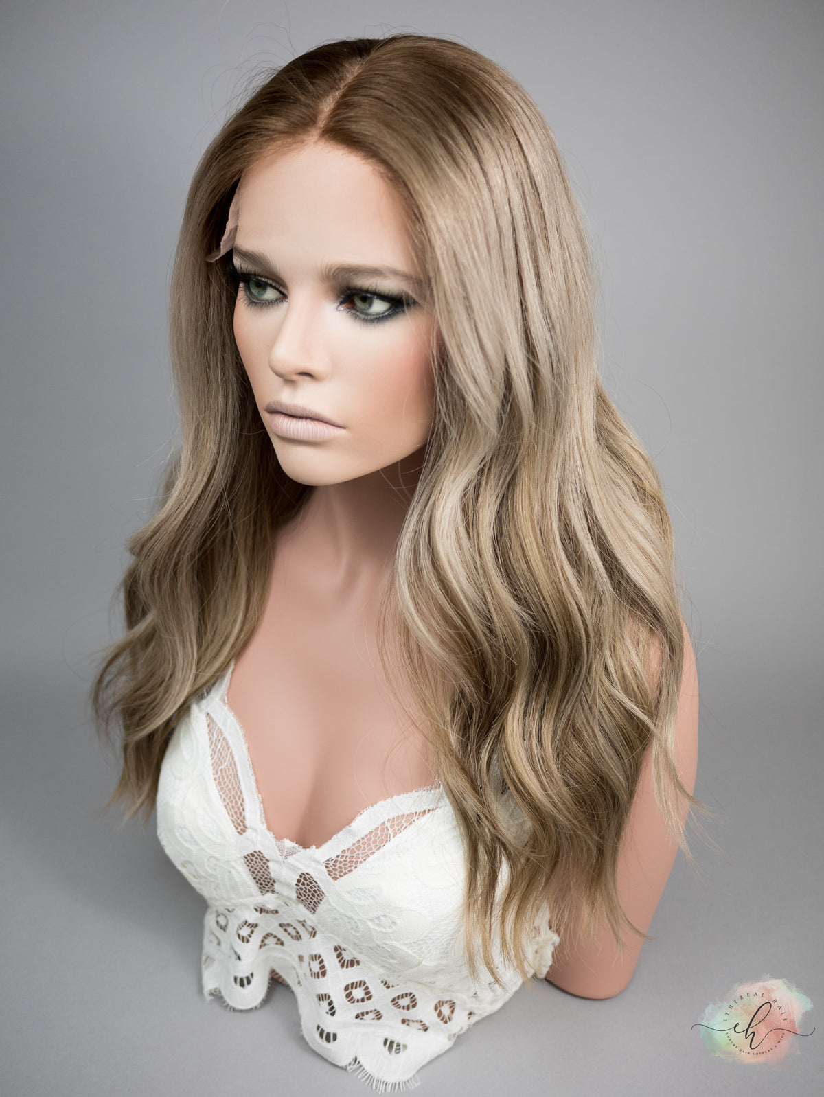“ONE SWEET DAY" Exquisite Wig: Lace Top, Sz. S/M, 22"