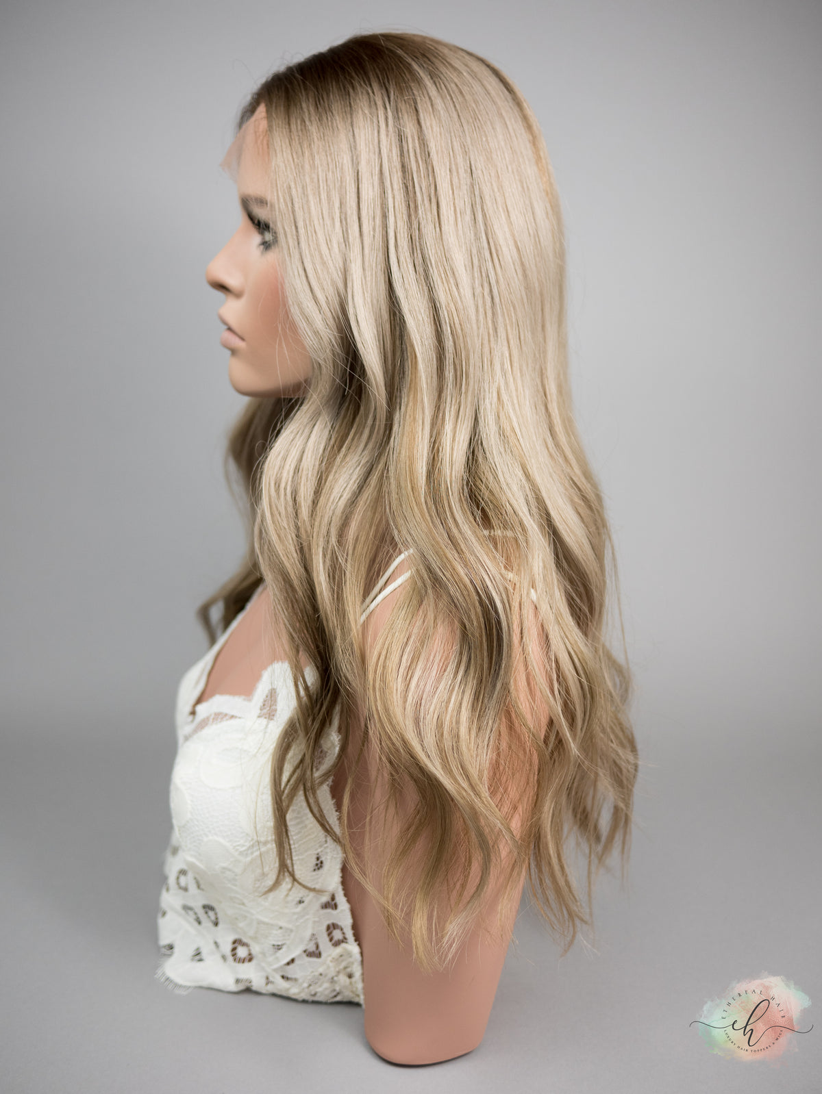 “ONE SWEET DAY" Exquisite Wig: Lace Top, Sz. S/M, 22"