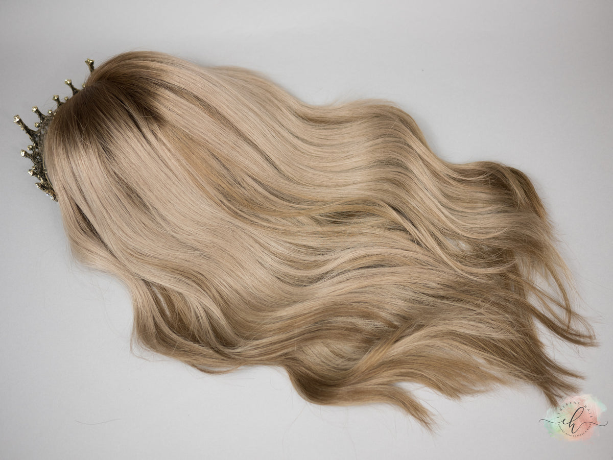 “ONE SWEET DAY" Exquisite Wig: Lace Top, Sz. S/M, 22"