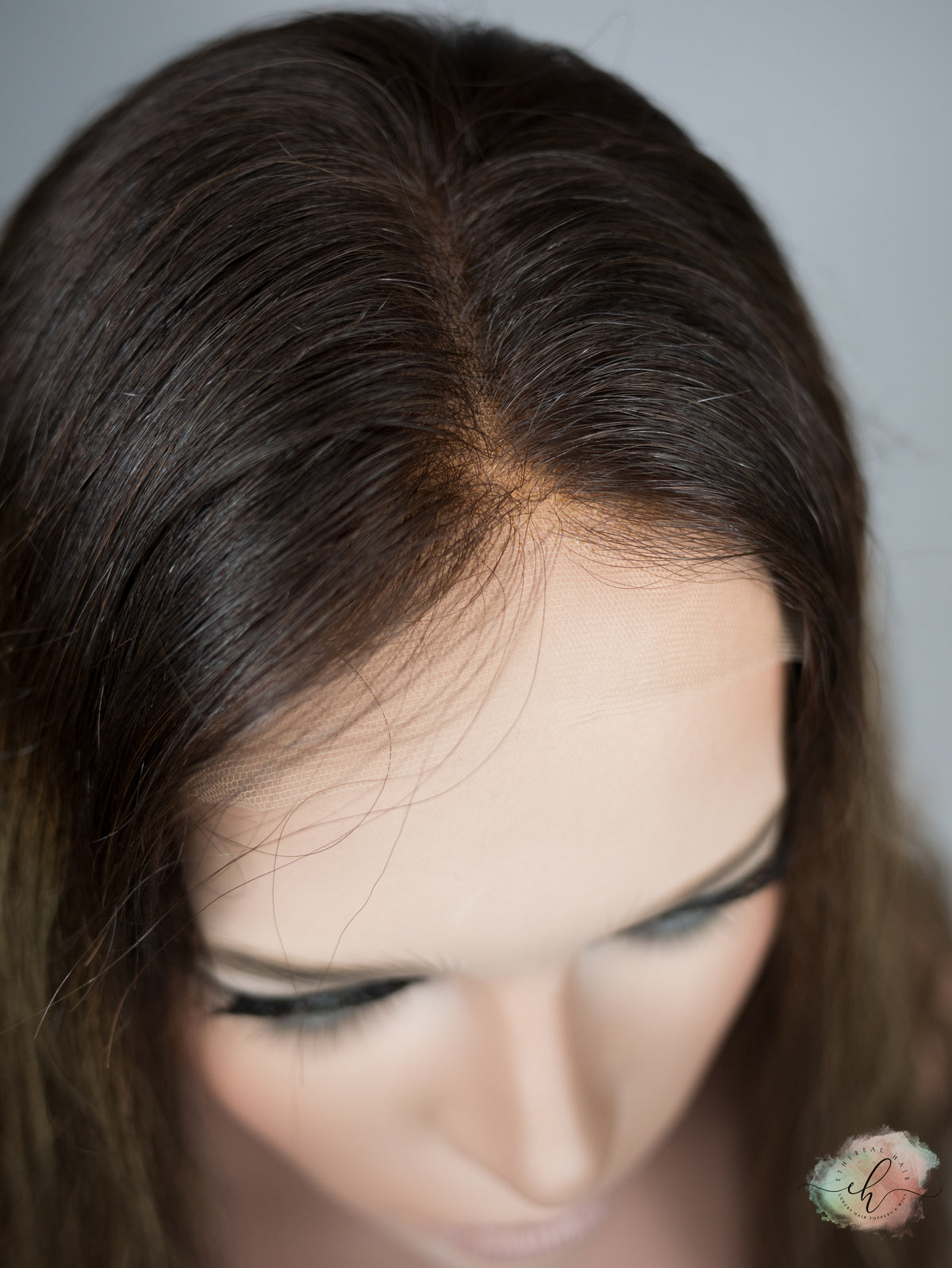 “LUNA BALAYAGE" Premium Topper: Lace Top, 7x8, 23-24", Loose Wave