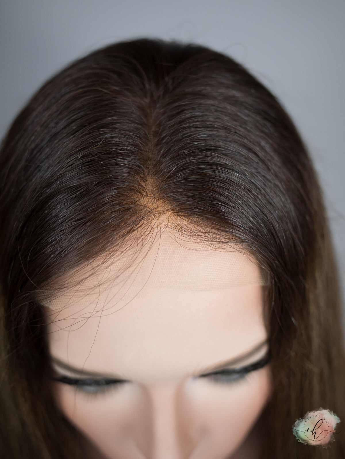 “LUNA BALAYAGE" Premium Topper: Lace Top, 7x8, 23-24", Loose Wave