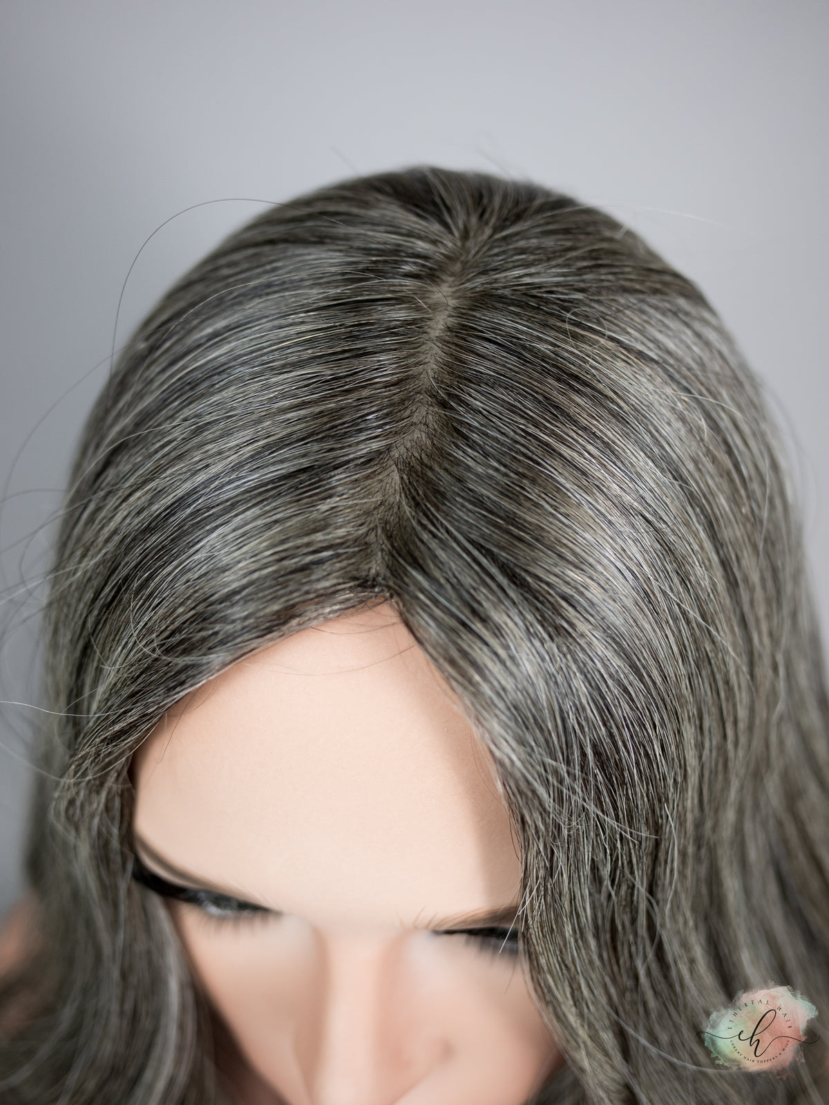 “CLOVE" Exquisite Wig: Silk Top, Sz. M, 24-25"