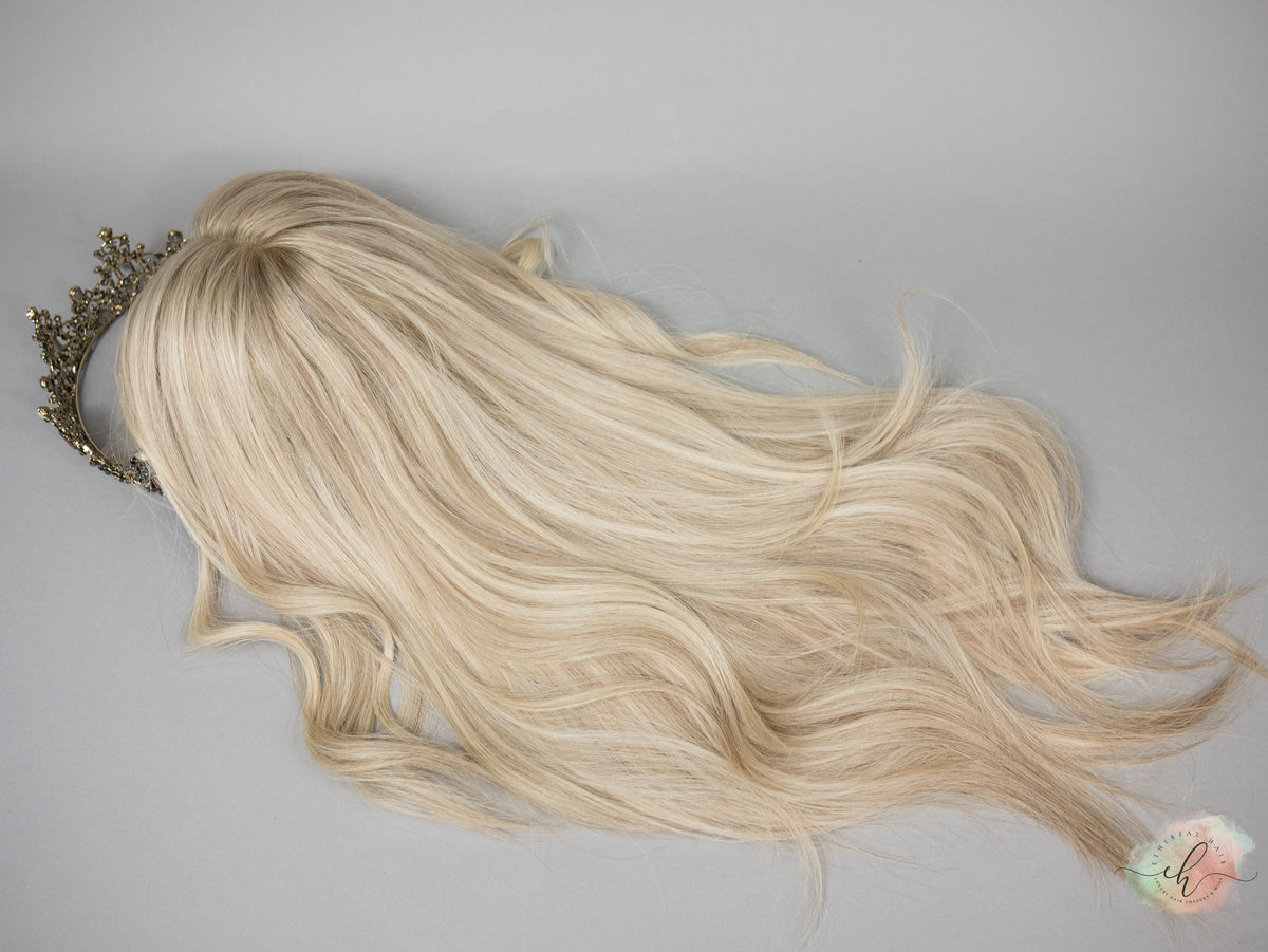 “BIANCA" Premium Wig: Lace Top, Sz. M, 26"