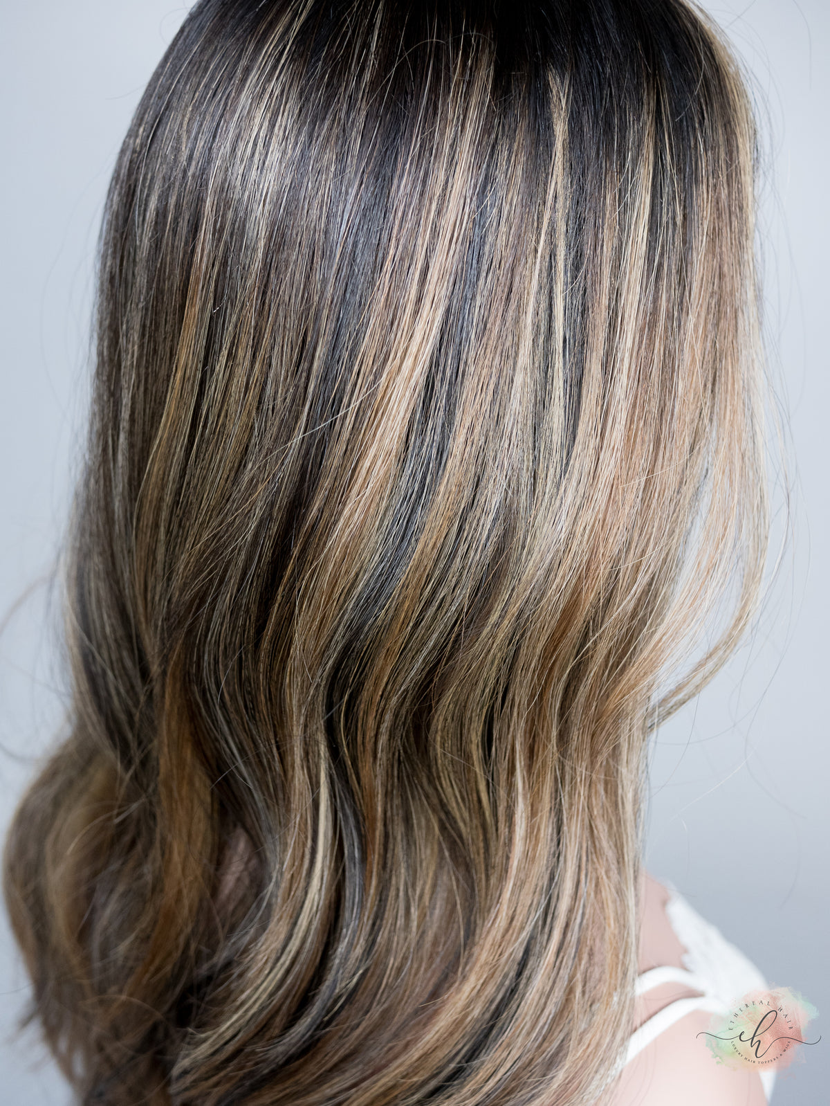 “WHEN IN ROME&quot; Exquisite Wig: Lace Top, Sz. M, 23&quot;