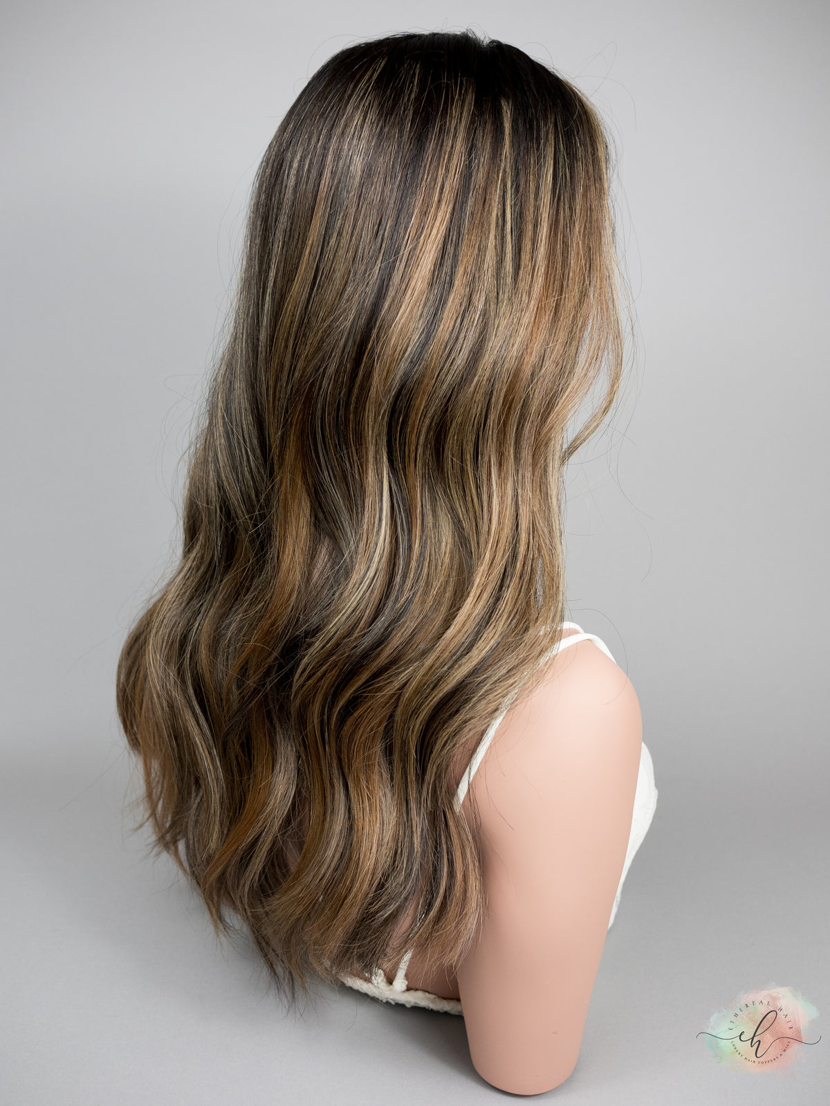 “WHEN IN ROME&quot; Exquisite Wig: Lace Top, Sz. M, 23&quot;