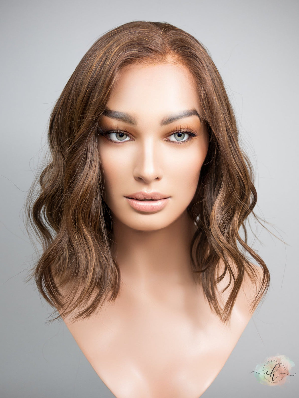 FALL SALE “AURORA" Premium Wig: Lace Top, Sz. M/L, LOB CUT 12-14"