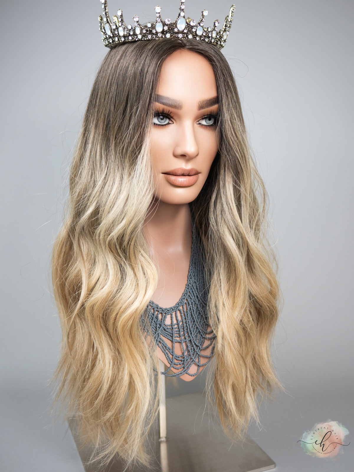 “BE THE SUNSHINE" Exquisite Wig: Silk Top, Sz. M/L, 24-25"