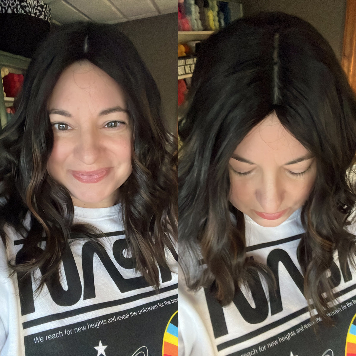 FINAL SALE "RAVEN BALAYAGE" Premium Topper: Silk Top, 9x9, 19-20"
