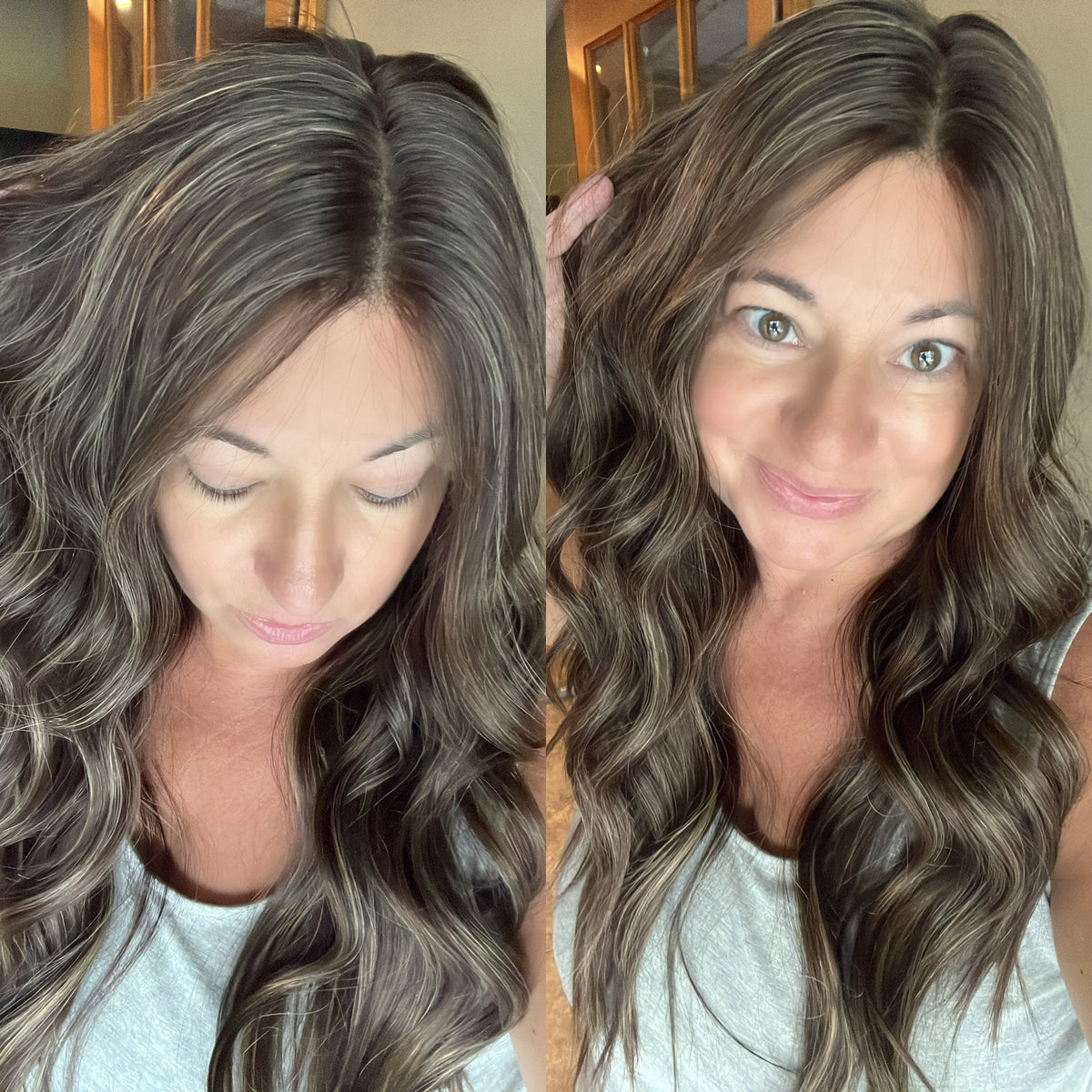 “DEIDRA" Premium Wig: Lace Top, Sz. M, 26"