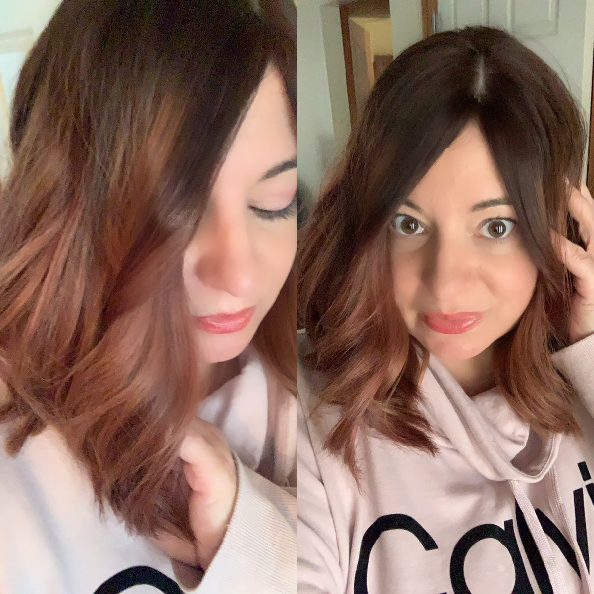 “RUBY TUESDAY&quot; Exquisite Topper: Silk Top, 8x8, 13&quot; Bob