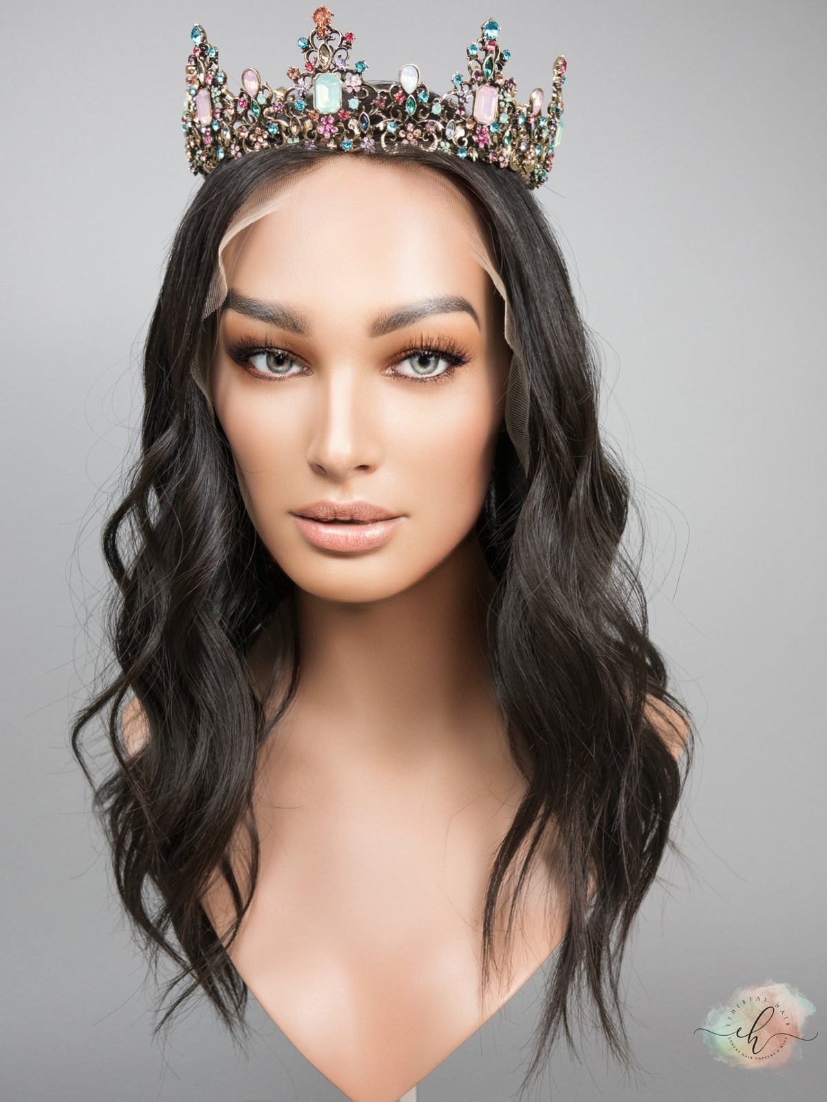 “RHIANNON&quot; Premium Topper: Topper Hybrid, Lace Top, 10x10, 22-23&quot;