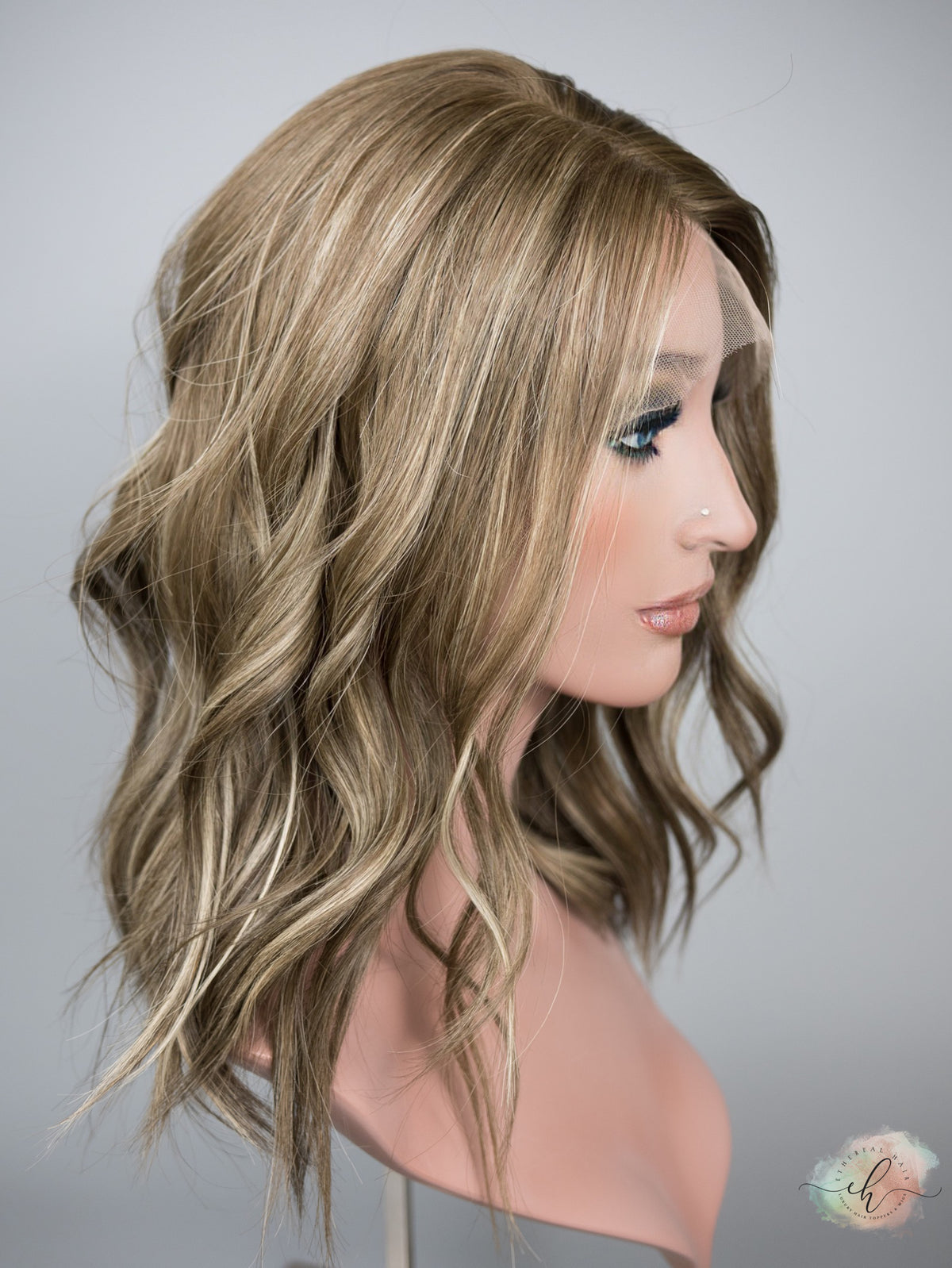 &quot;LARA&quot; PREMIUM Wig: Lace Top, Sz. L, 17-19&quot;