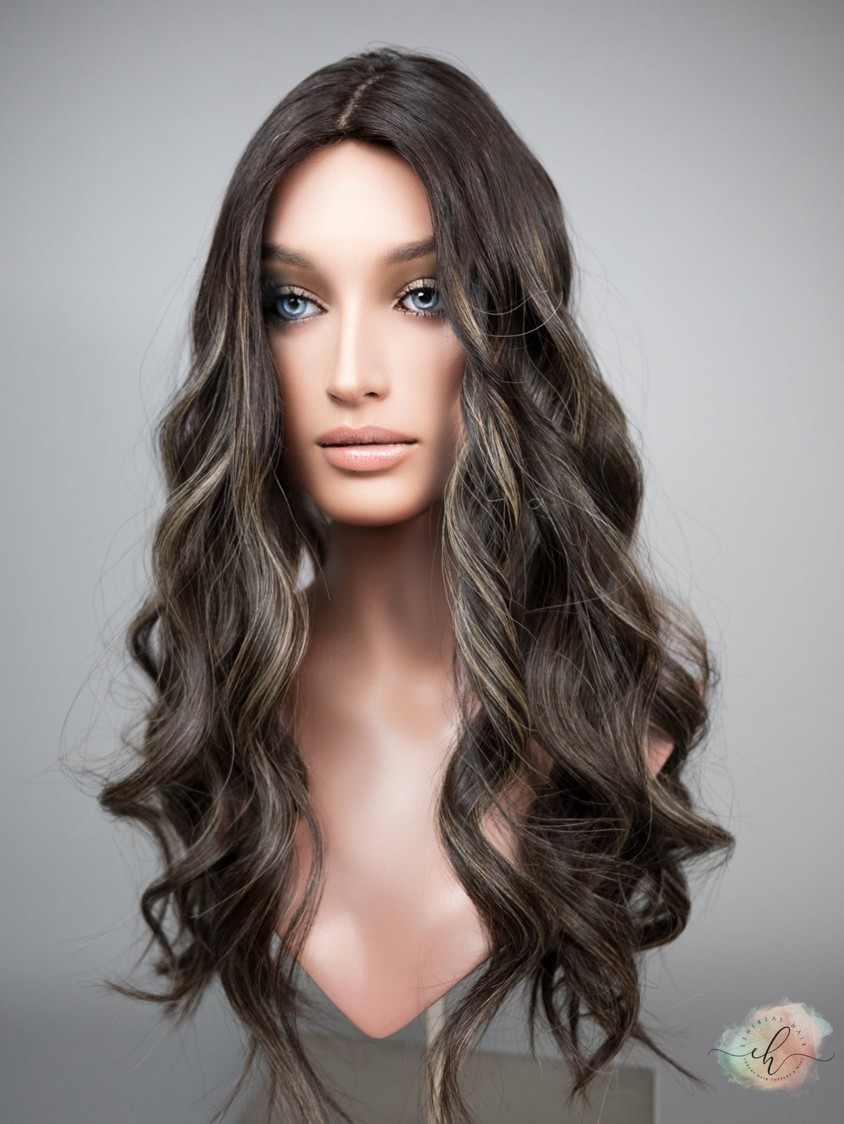 “LARK BALAYAGE" Premium Topper: Silk Top, 9x9, 25"