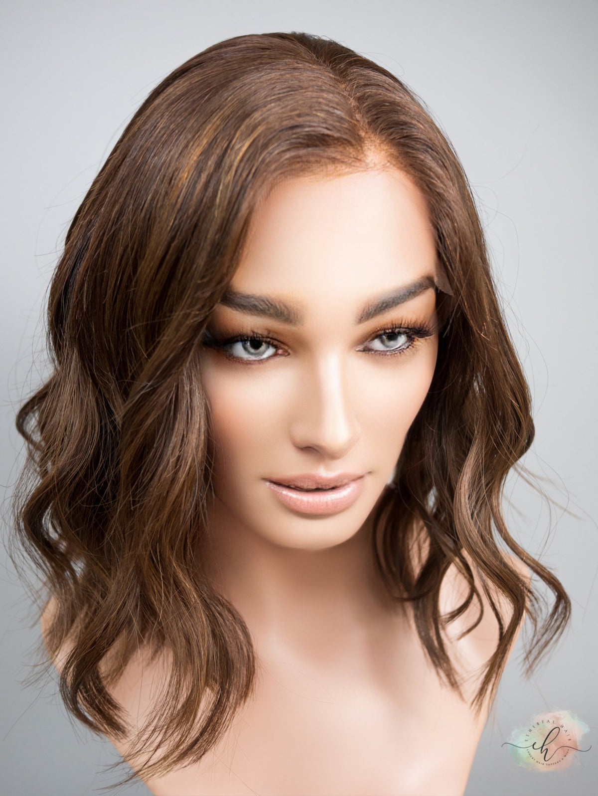 FALL SALE “AURORA" Premium Wig: Lace Top, Sz. M/L, LOB CUT 12-14"