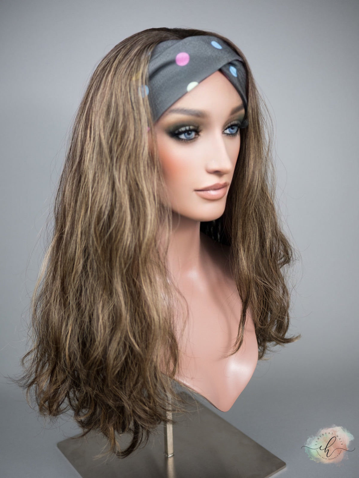 “PIPER" Premium Band Fall Wig: Sz. L, 24-25", Wavy