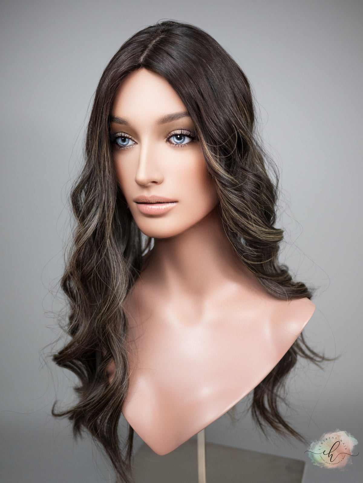 “LARK BALAYAGE" Premium Topper: Silk Top, 9x9, 25"