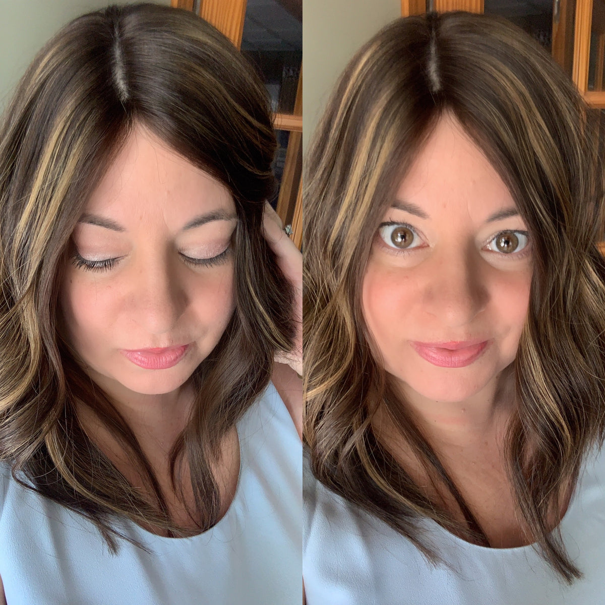 SUMMER SALE “LARK HIGHLIGHT" Premium Topper: Silk Top, 8x8, 14-16"