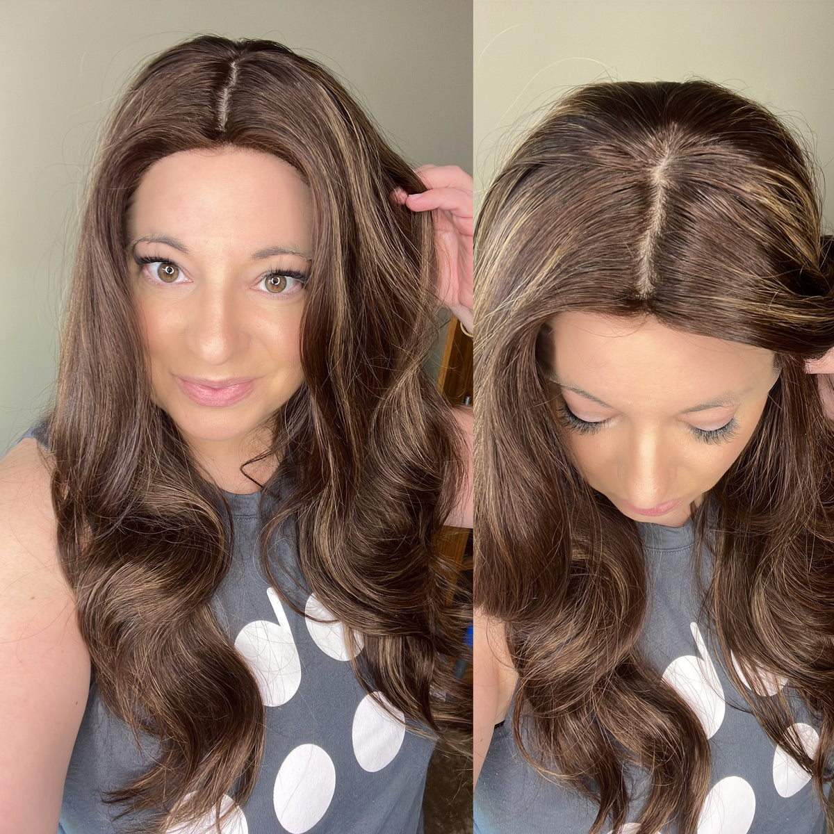 “SERAPHINA&quot; Premium Wig: Silk Top Lace Front, Sz. S, 26&quot;