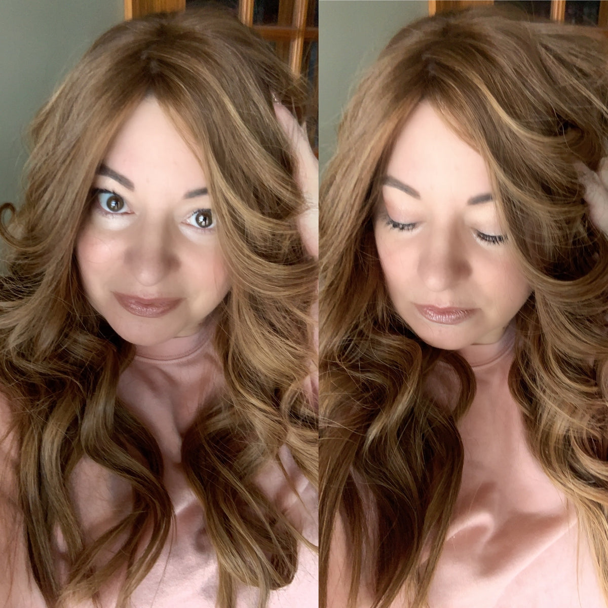 &quot;LILY&quot; Premium Topper: Silk Top, 9x9, 24-25&quot;, Fully Handtied