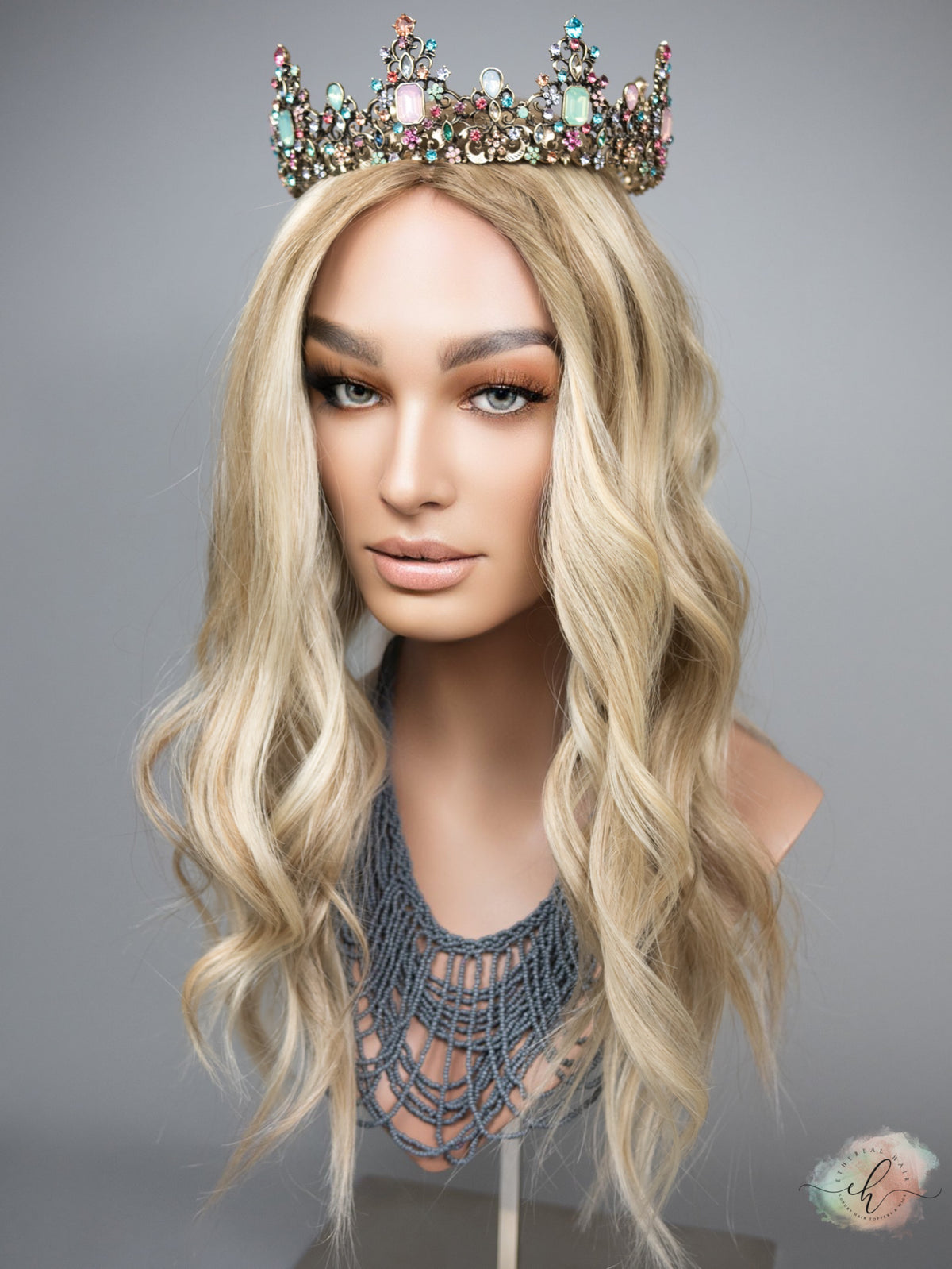 FALL SALE "VICTORIA" Premium Topper: Silk Top, 9x9, 23"