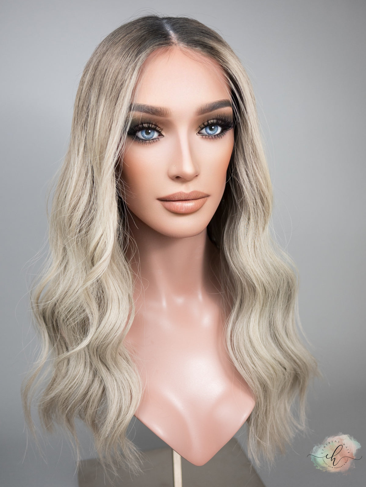 SAMPLE SALE “WILD HORSES" Exquisite Wig: Lace Top, Sz. M, 21-22"