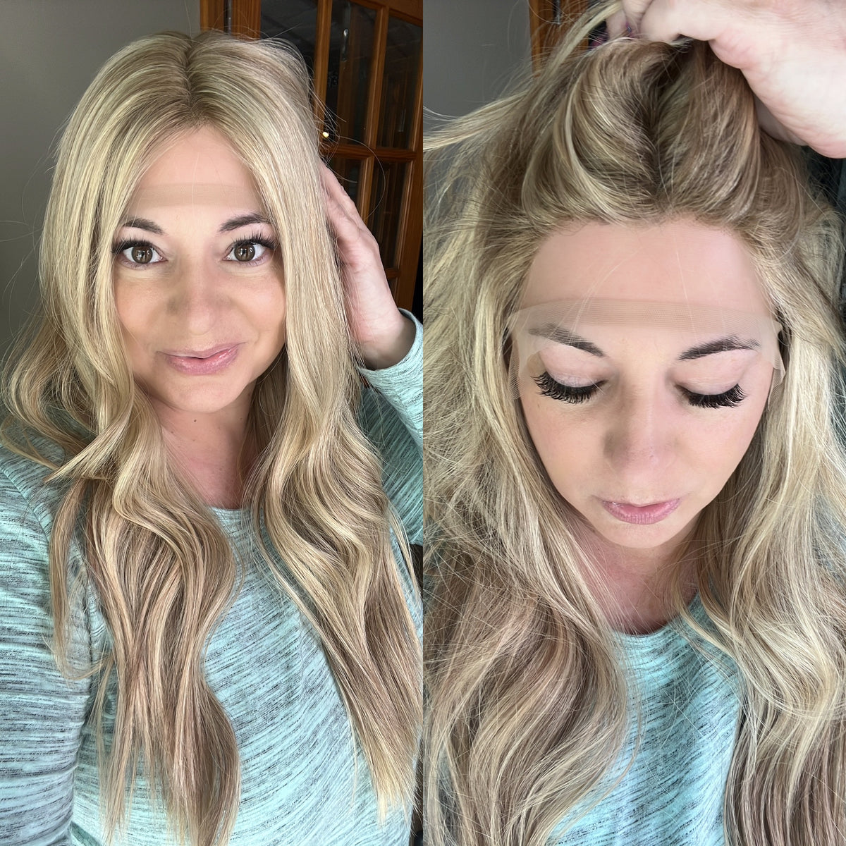 “EVA" Premium Wig: Lace Top, Sz. M, 27"