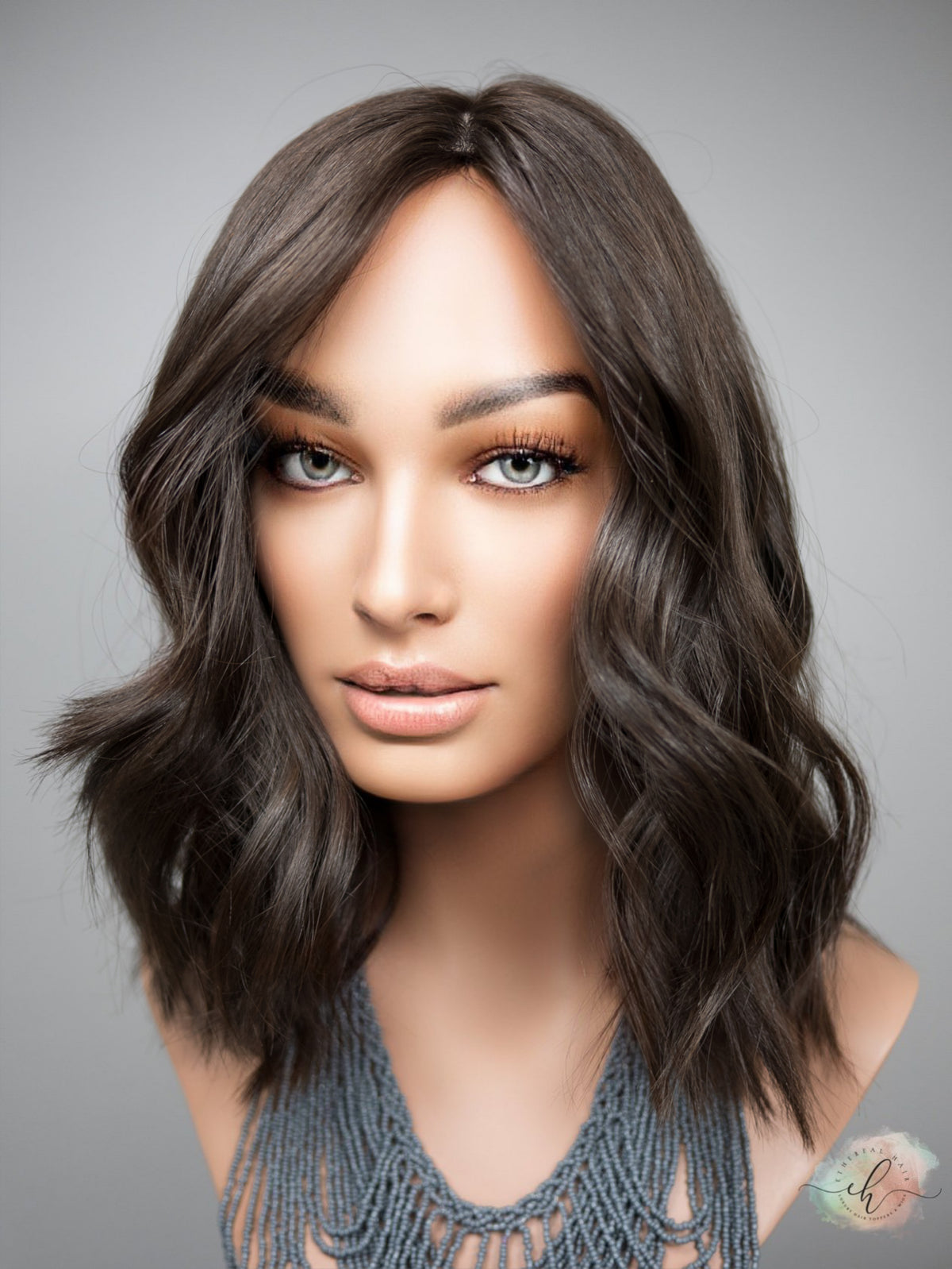 FALL SALE “DAHLIA" Premium Wig: Silk Top, Fully Handtied Cap, Sz. S/M, 15"