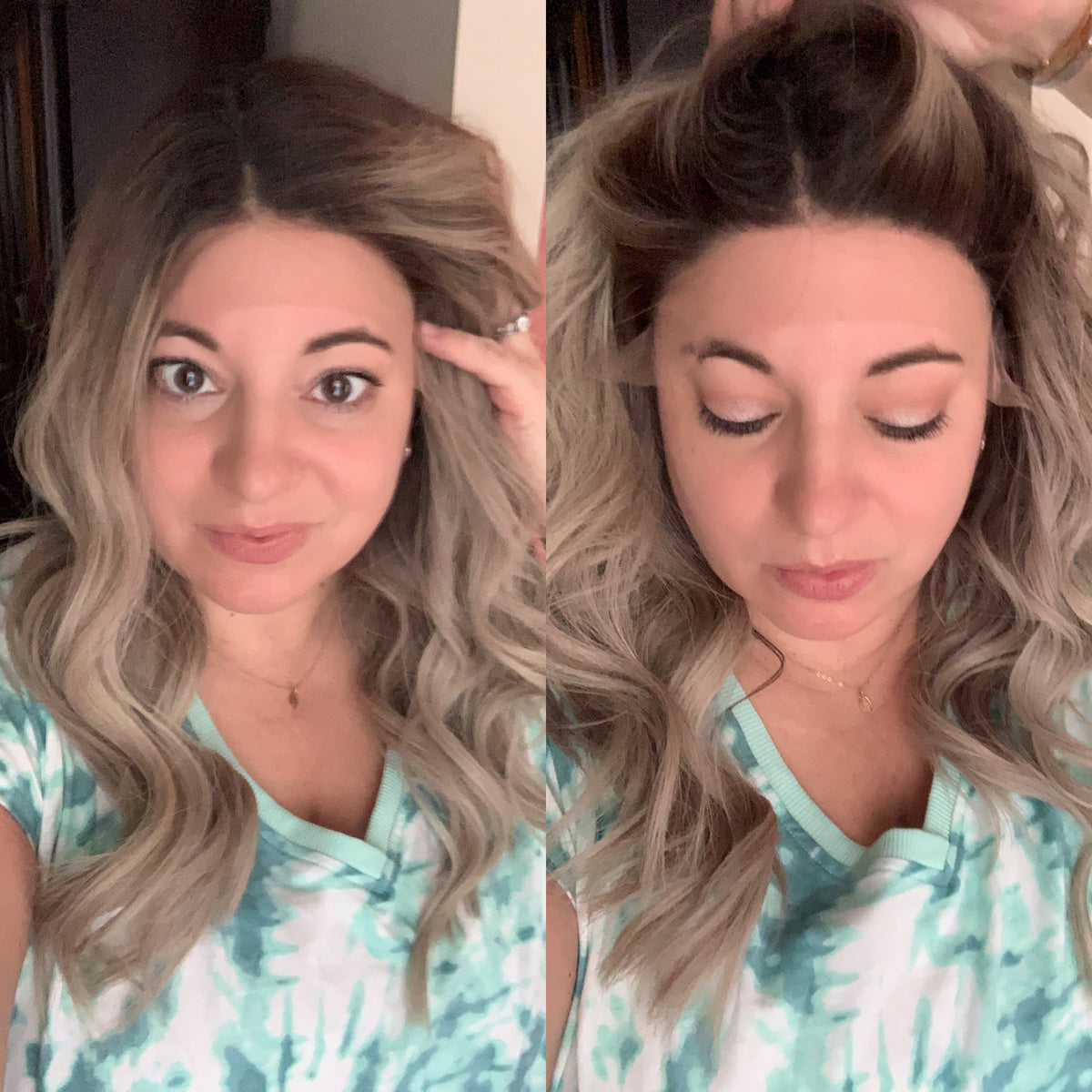 SAMPLE SALE “WILD HORSES" Exquisite Wig: Lace Top, Sz. M, 21-22"