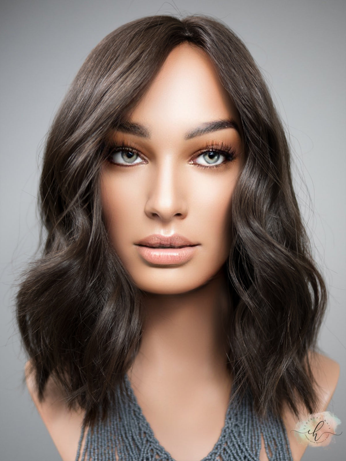FALL SALE “DAHLIA" Premium Wig: Silk Top, Fully Handtied Cap, Sz. S/M, 15"