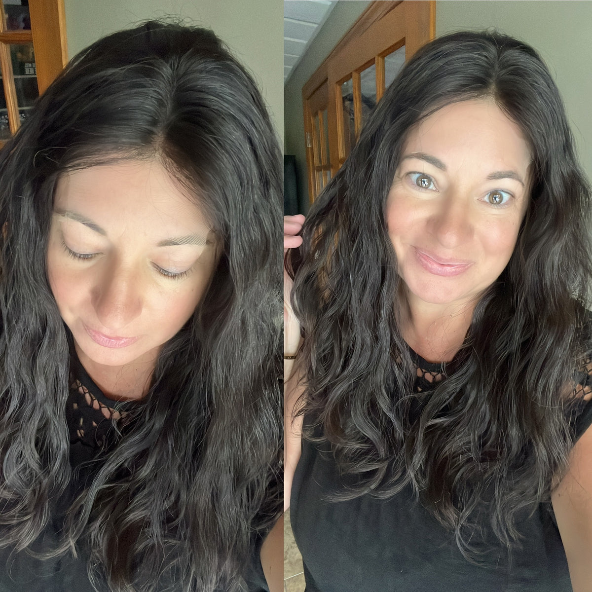 “RHIANNON&quot; Premium Topper: Lace Top, 8x8, 20-21&quot;, Wavy