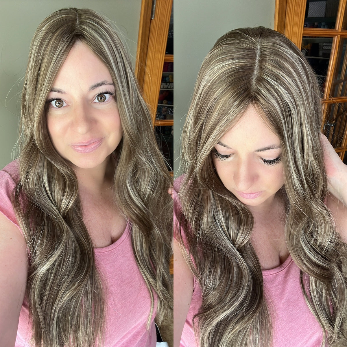 “CHARLOTTE HIGHLIGHT" Premium Topper: Silk Top, 9x9, 26"