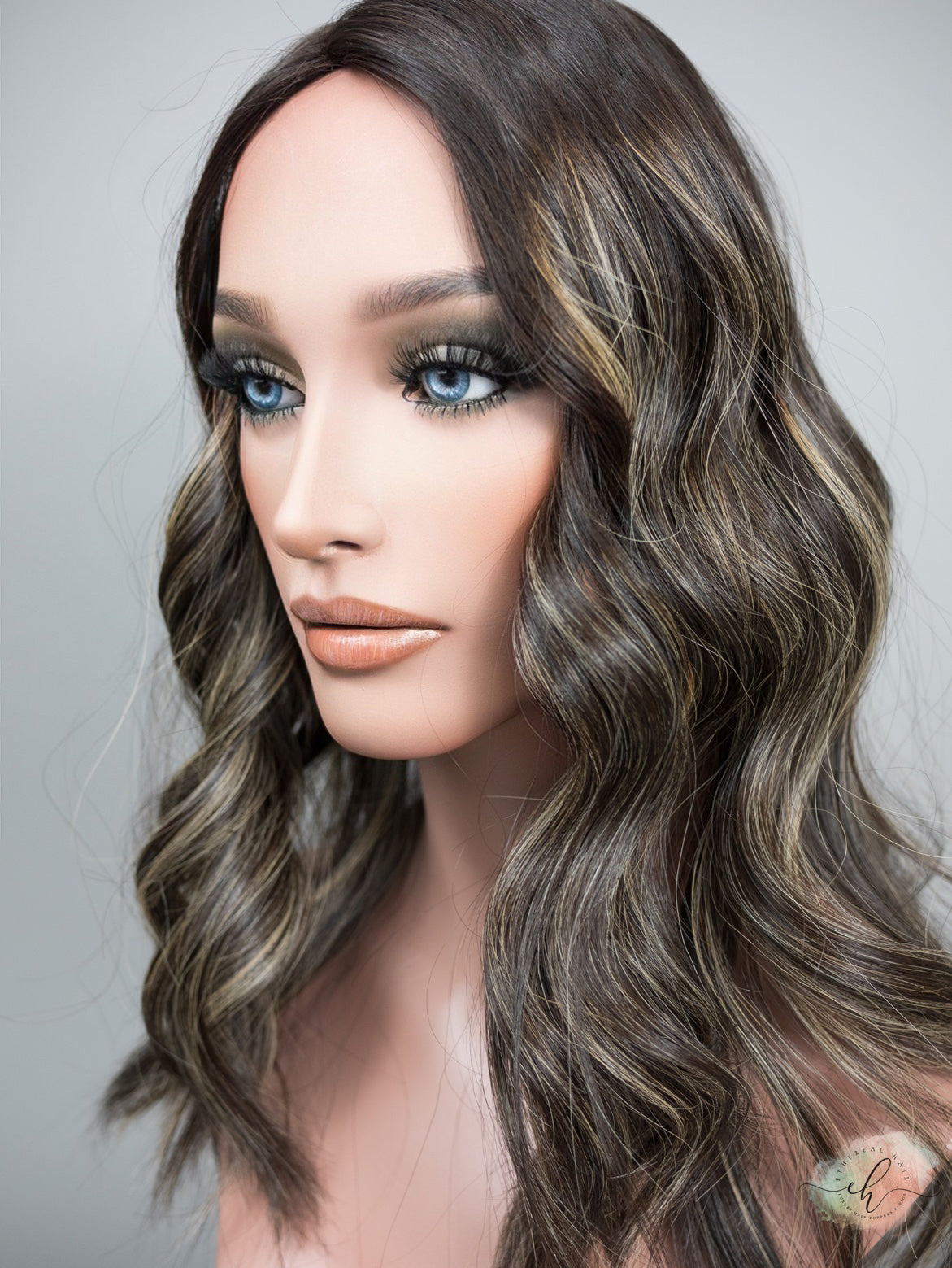 &quot;LUNA BALAYAGE&quot; Premium Topper: Silk Top, 9x9, 19-20&quot;