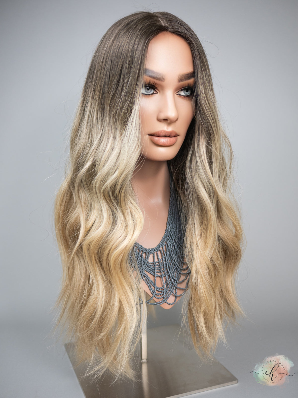 “BE THE SUNSHINE" Exquisite Wig: Silk Top, Sz. M/L, 24-25"