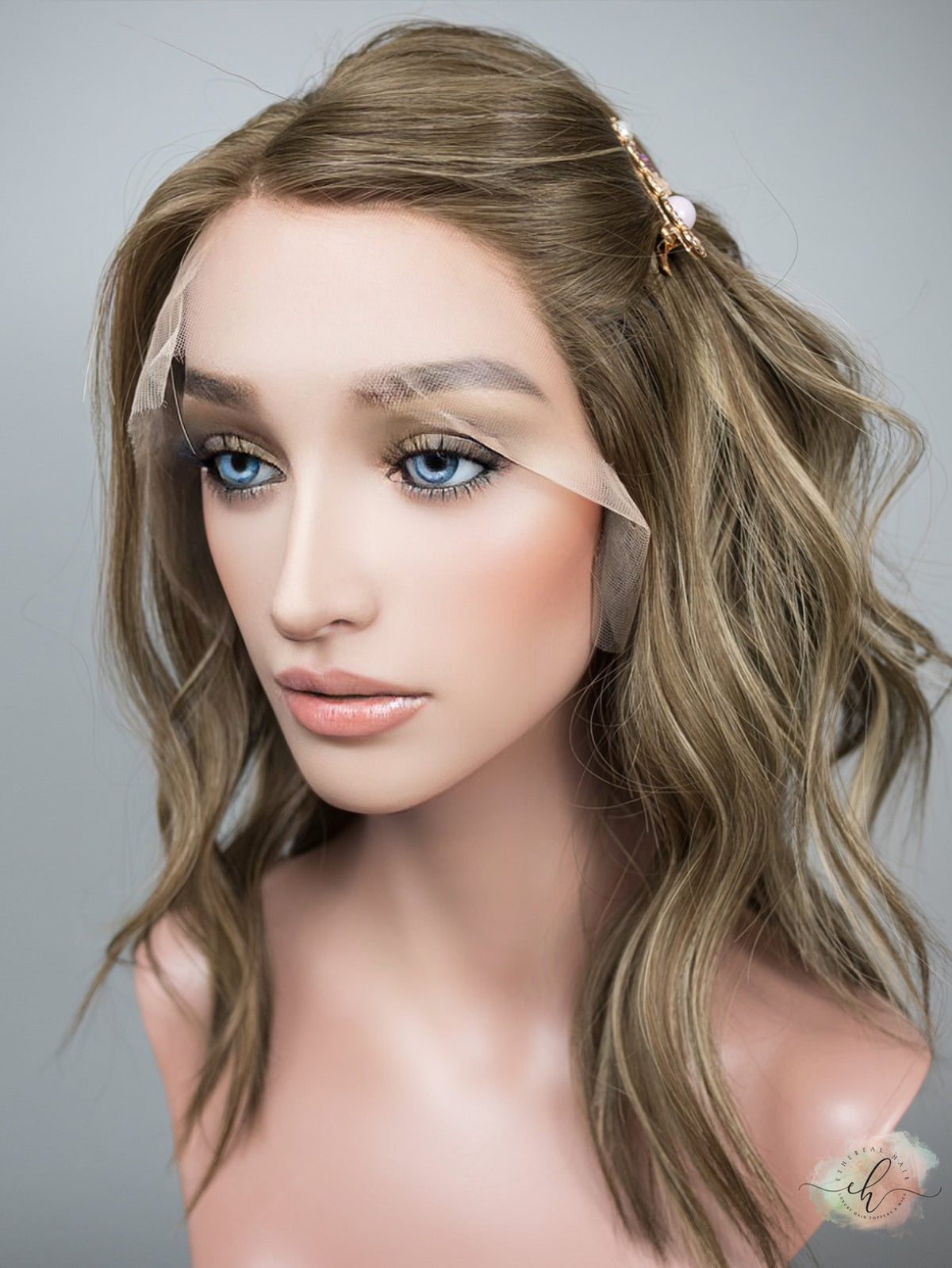 &quot;LARA&quot; PREMIUM Wig: Lace Top, Sz. L, 17-19&quot;