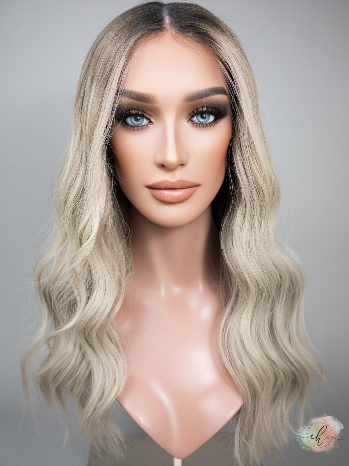 SAMPLE SALE “WILD HORSES" Exquisite Wig: Lace Top, Sz. M, 21-22"