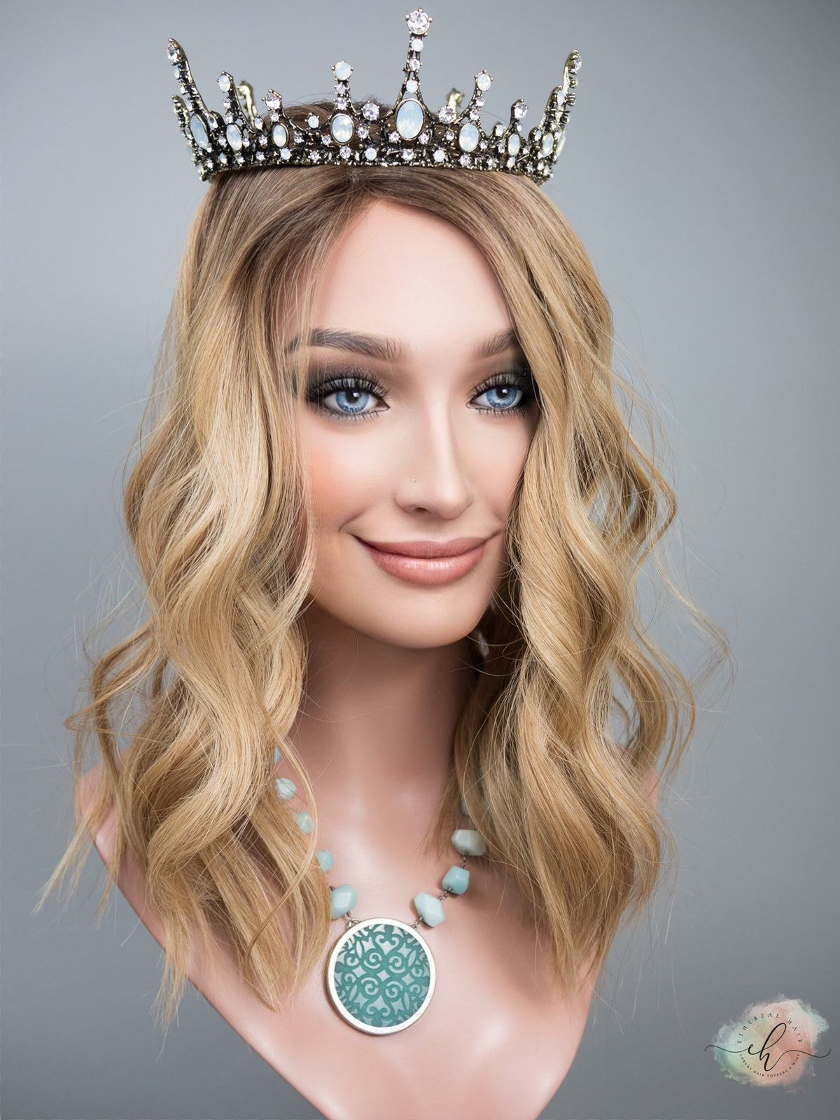 “LIZA" Premium Topper: Silk Top, 5x6, 17", Fully Handtied