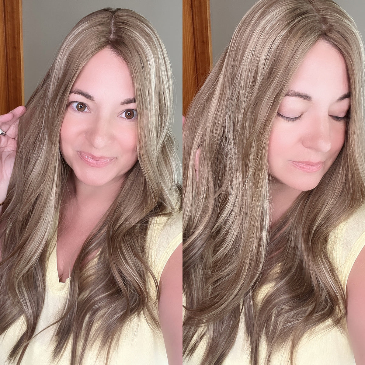 “AUBREE" Premium Topper: Silk Top, 8x8, 23"