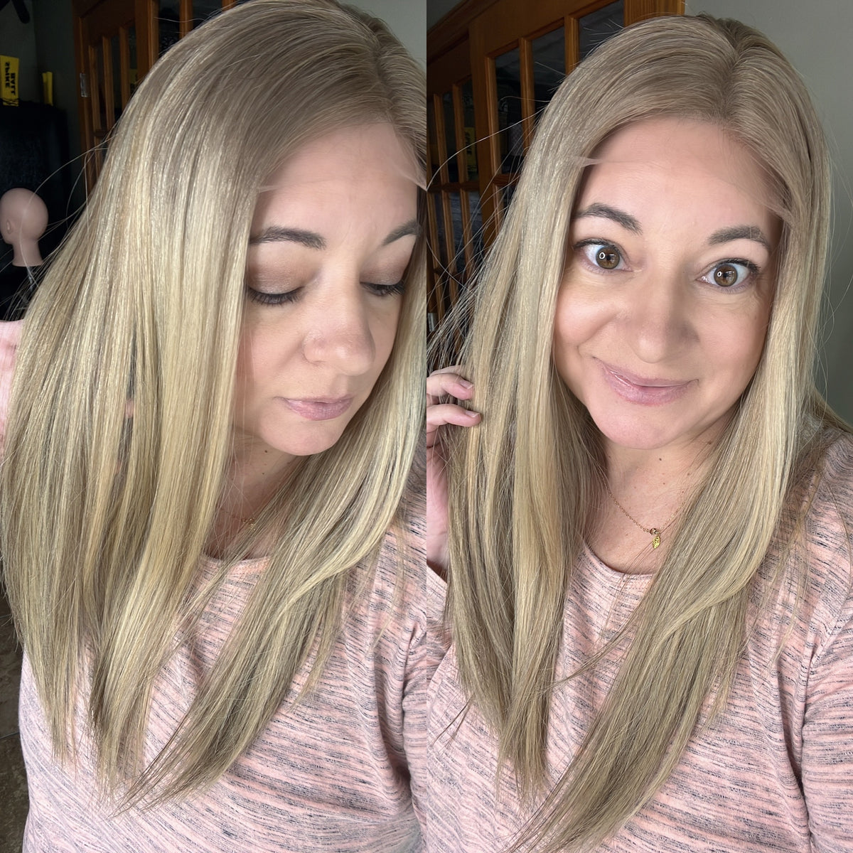 “VEE&quot; Premium Topper: Lace Top, 8x8, 21&quot;