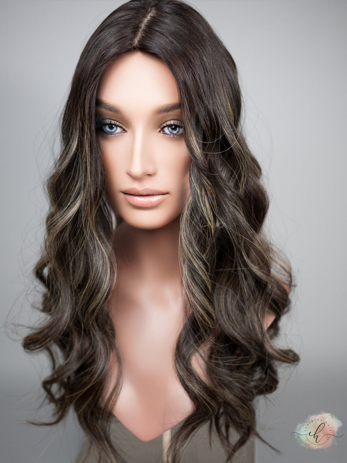 “LARK BALAYAGE" Premium Topper: Silk Top, 9x9, 25"