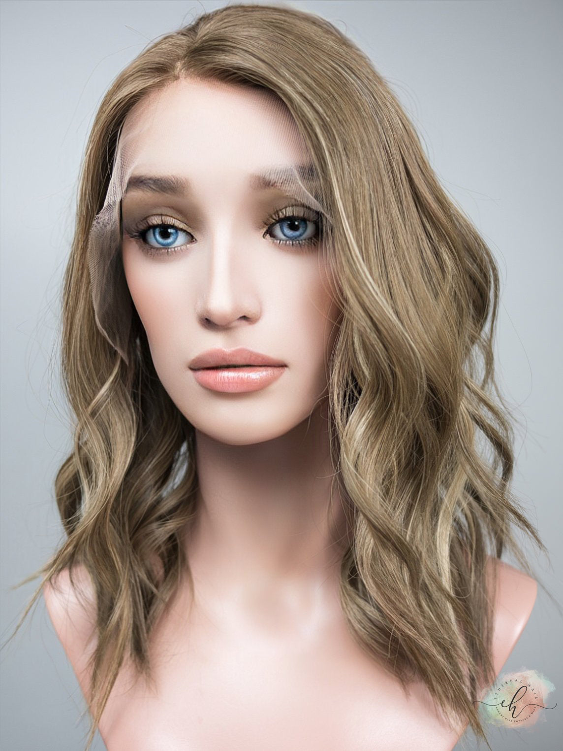 &quot;LARA&quot; PREMIUM Wig: Lace Top, Sz. L, 17-19&quot;