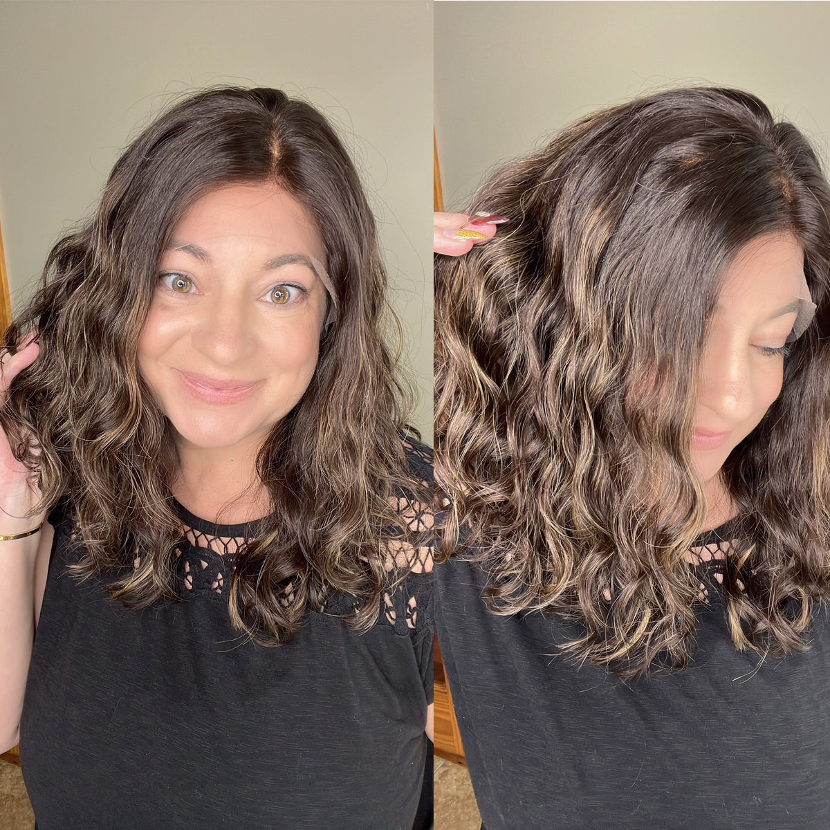 “LARK BALAYAGE" Premium Wig: Lace Top, Sz. M, 16"