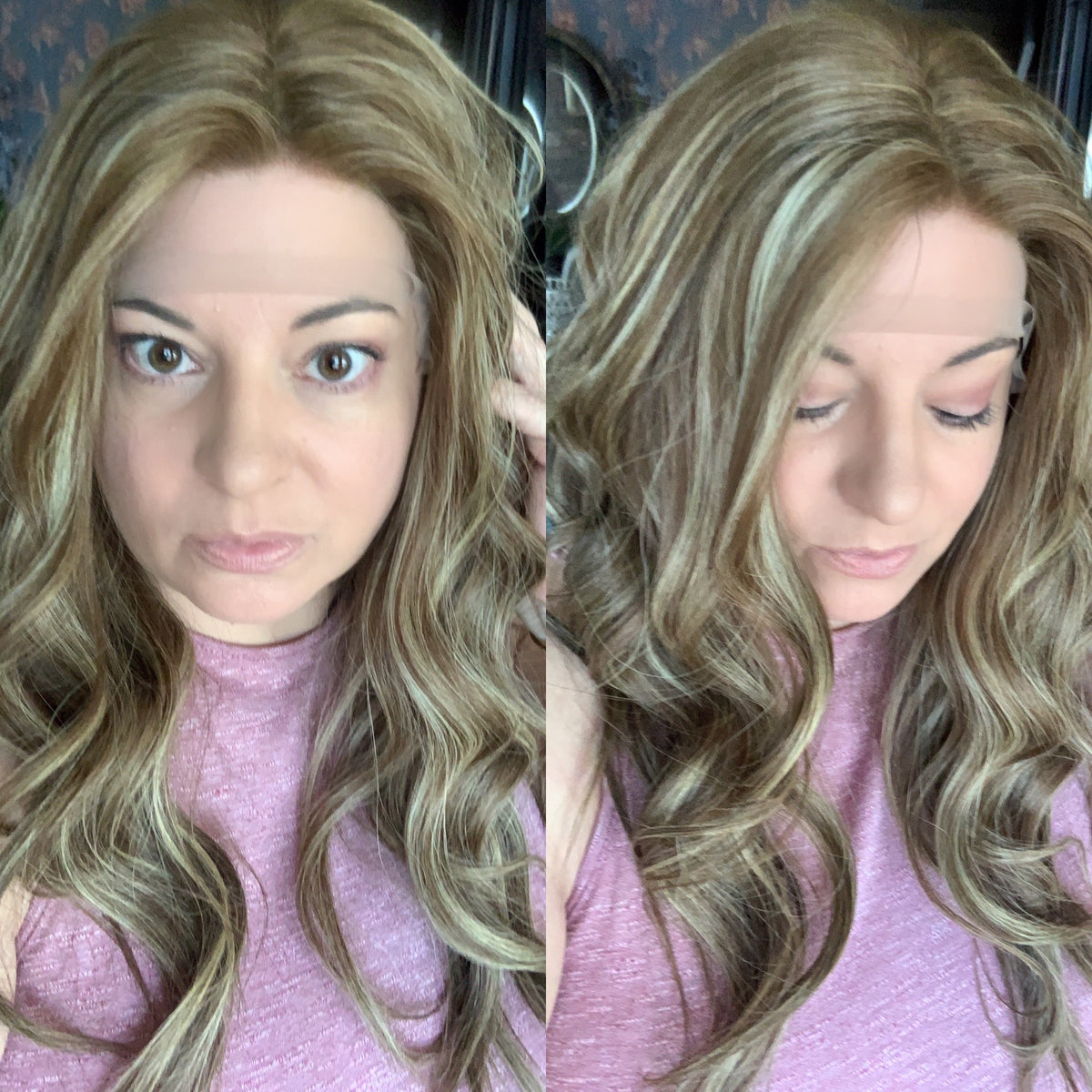 &quot;CHARLOTTE&quot; Premium Wig: Lace Top, Sz. M, 26-27&quot;