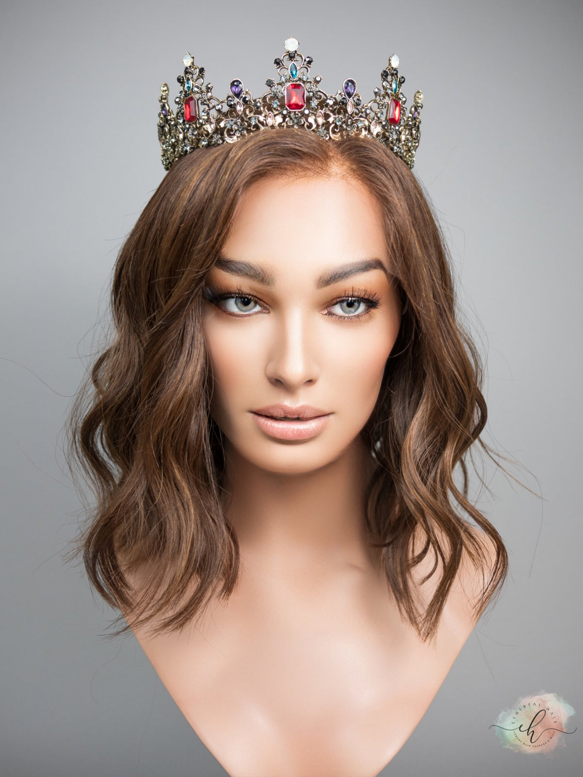 FALL SALE “AURORA" Premium Wig: Lace Top, Sz. M/L, LOB CUT 12-14"