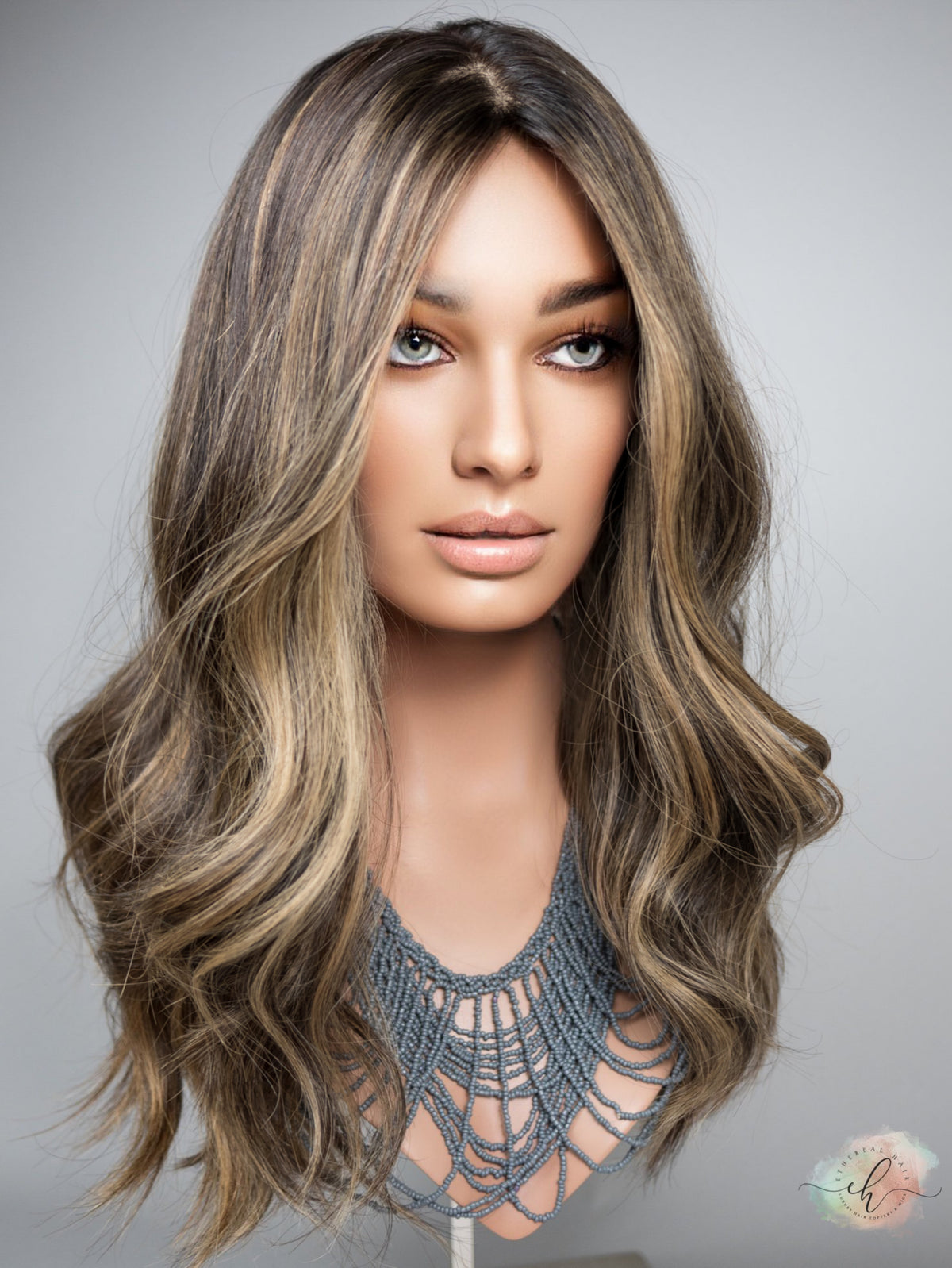 FINAL SALE “START SOMEWHERE" Exquisite Wig: Silk Top, Sz. M, 22"