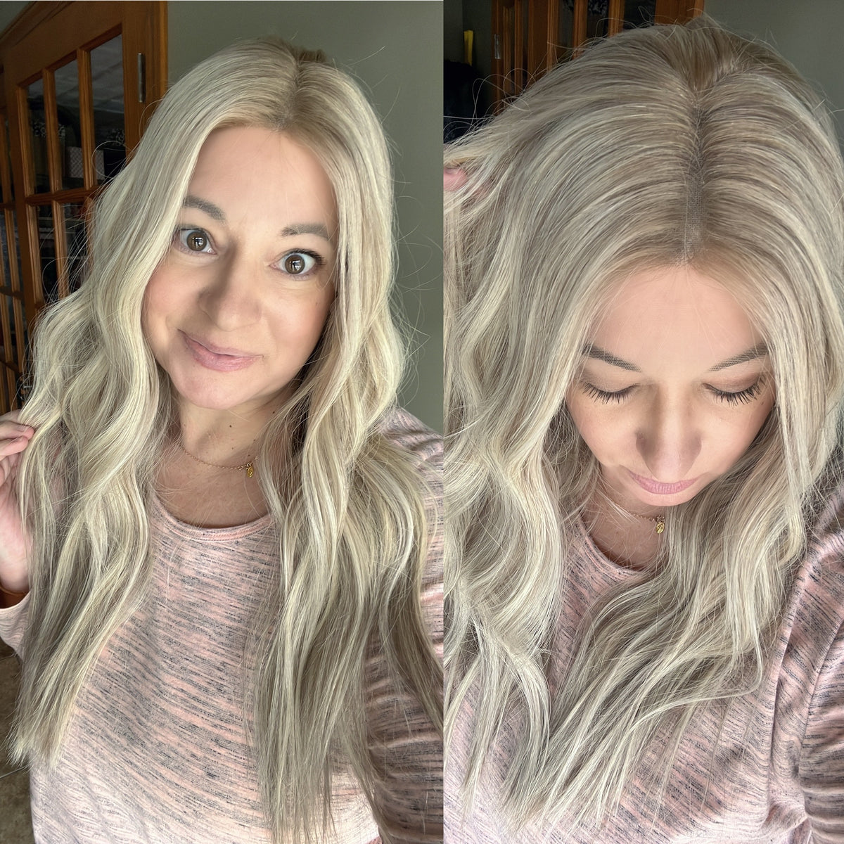 “BIANCA" Premium Wig: Lace Top, Sz. M, 25"