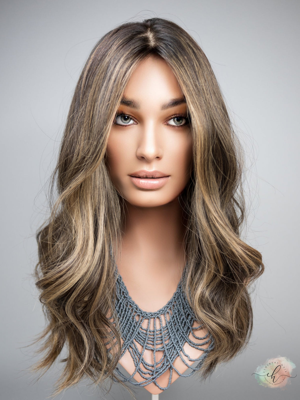 FINAL SALE “START SOMEWHERE" Exquisite Wig: Silk Top, Sz. M, 22"