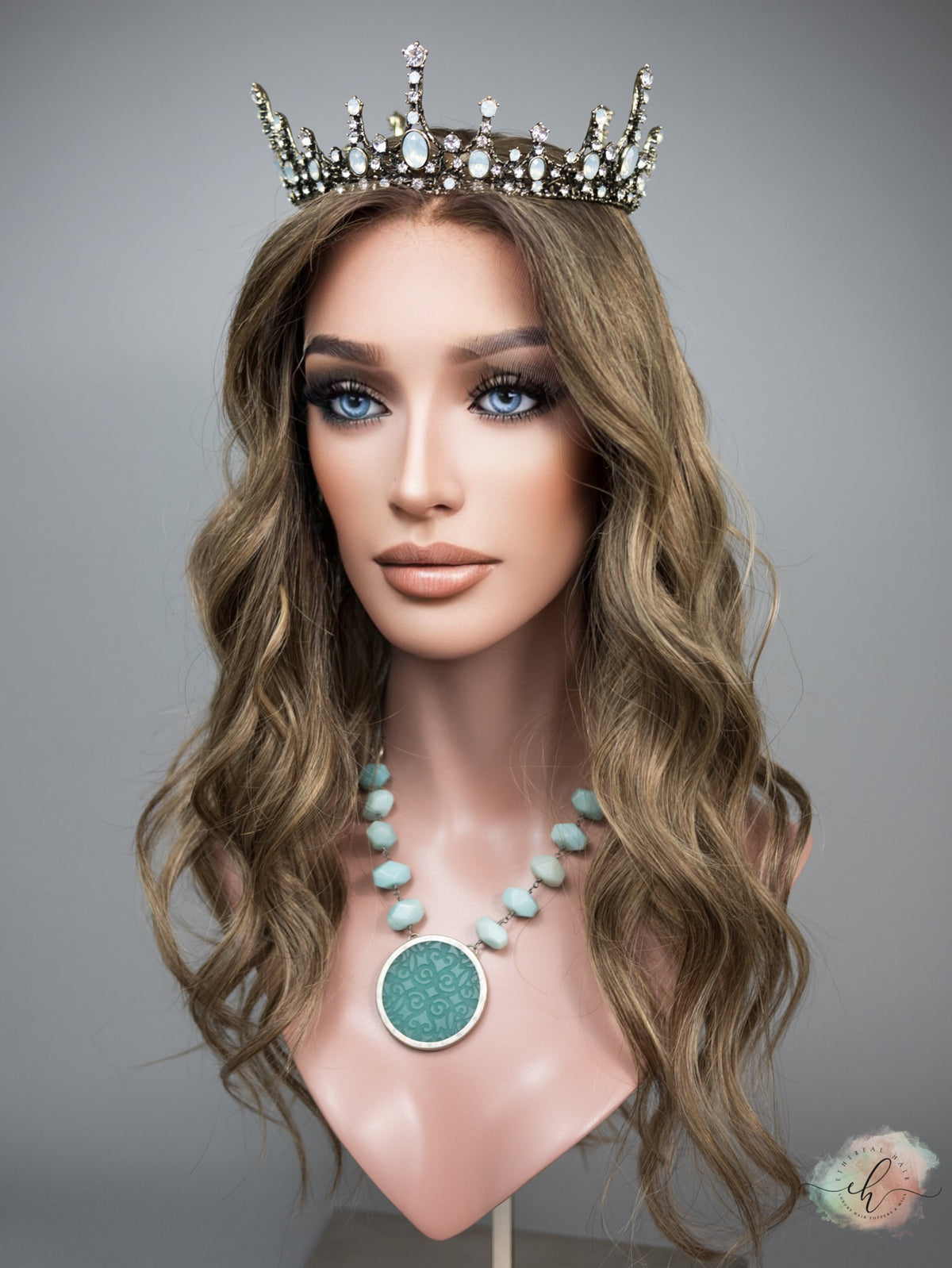 FALL SALE “CARLYNN" Premium Wig: Lace Top, Sz. M, 24"